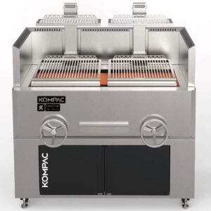 KOMPAC Pro-Series Argentinian Grill – Dual Rack System for Authentic Open-Fire Cooking